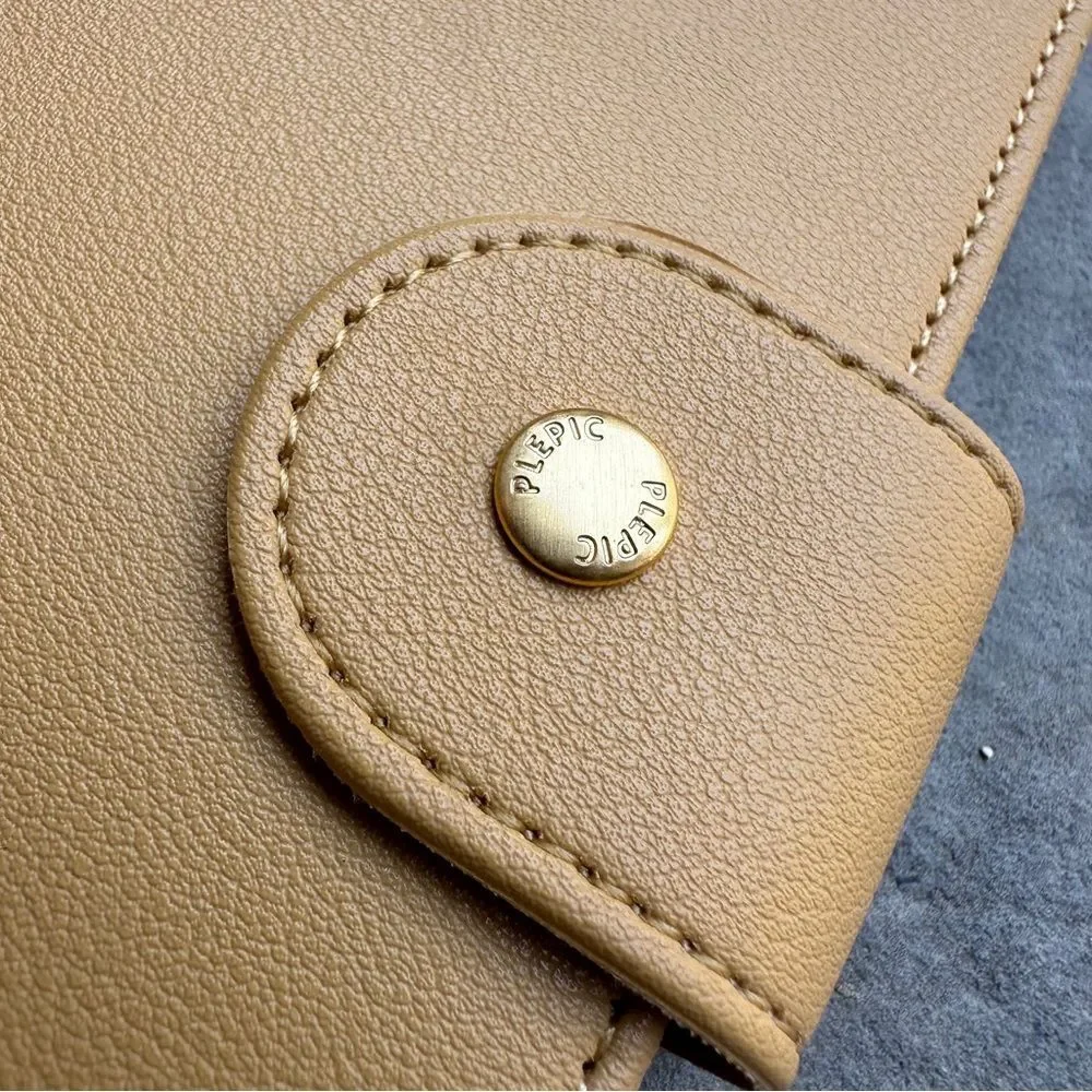 Peptic | 6x 8 6 ring binder Mustard Yellow Wristlet notebook
